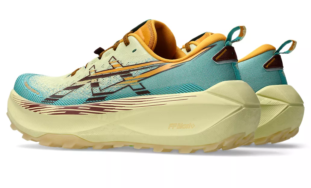 Asics Mens Trabuco Max 4 - Wheat Yellow/Dark Red Planet - Trail - AW25