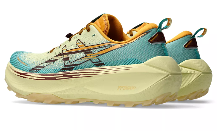 Asics Mens Trabuco Max 4 - Wheat Yellow/Dark Red Planet - Trail - AW25