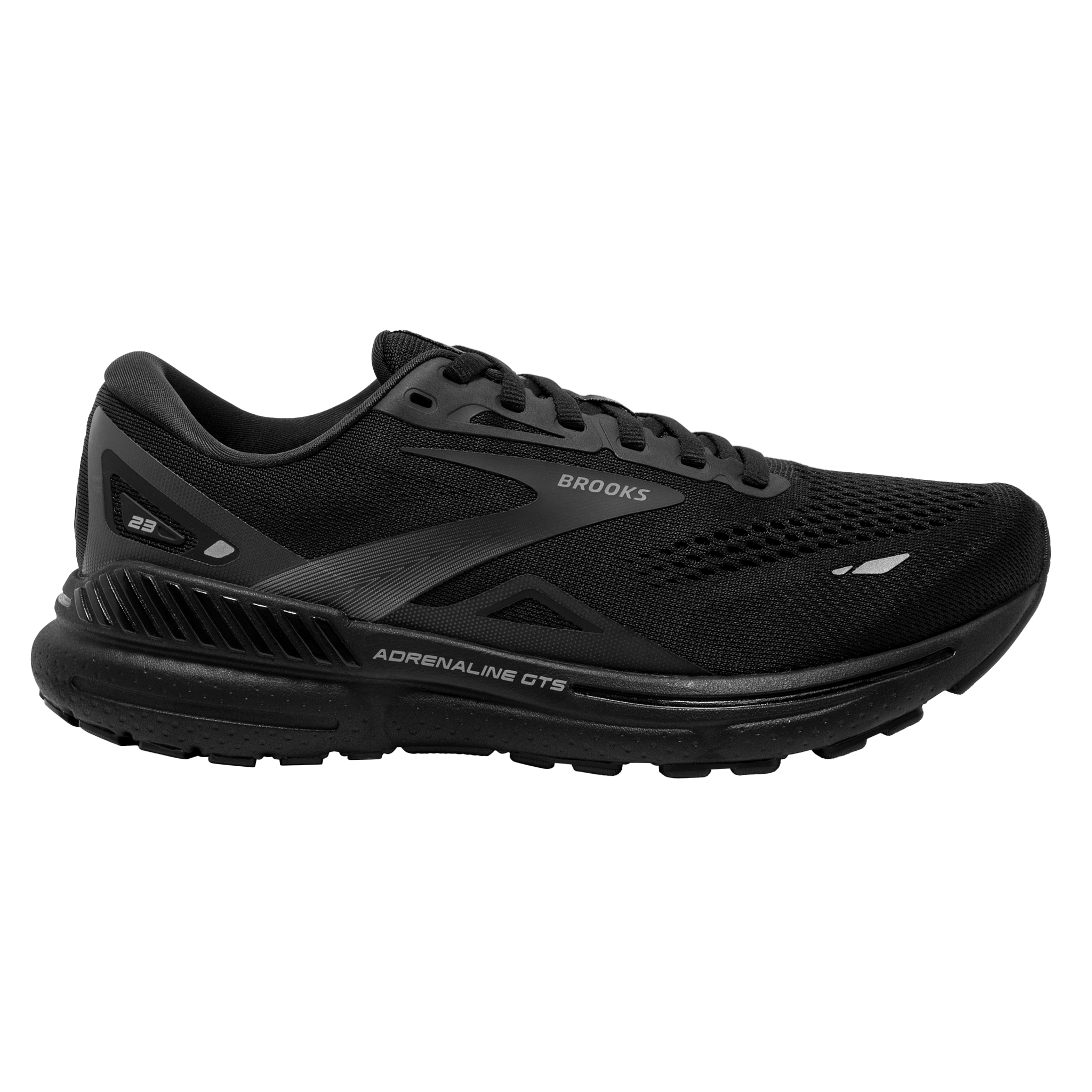 Brooks Womens Adrenaline GTS 23 - Black/Black/Ebony - Stability