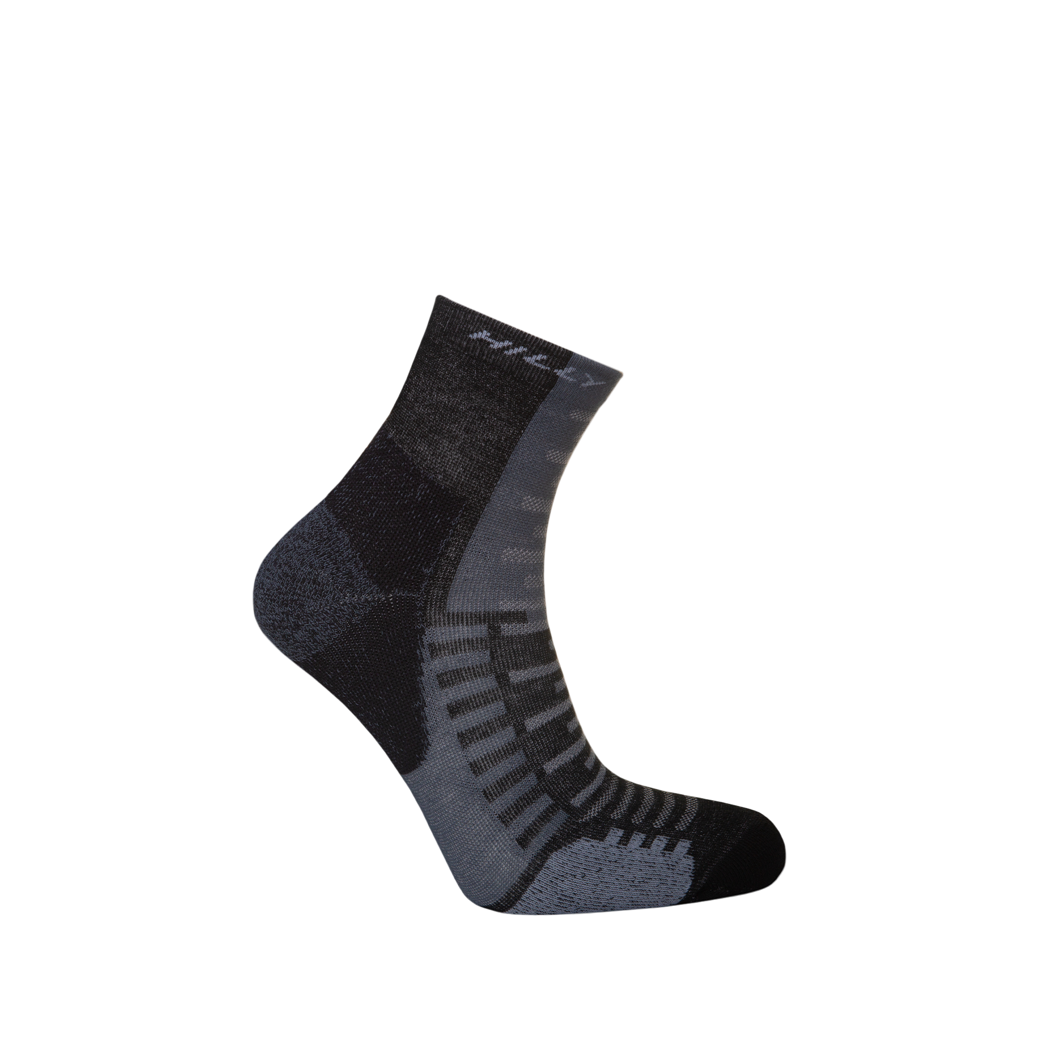 Hilly Active Anklet Min Black/Grey – Run North West