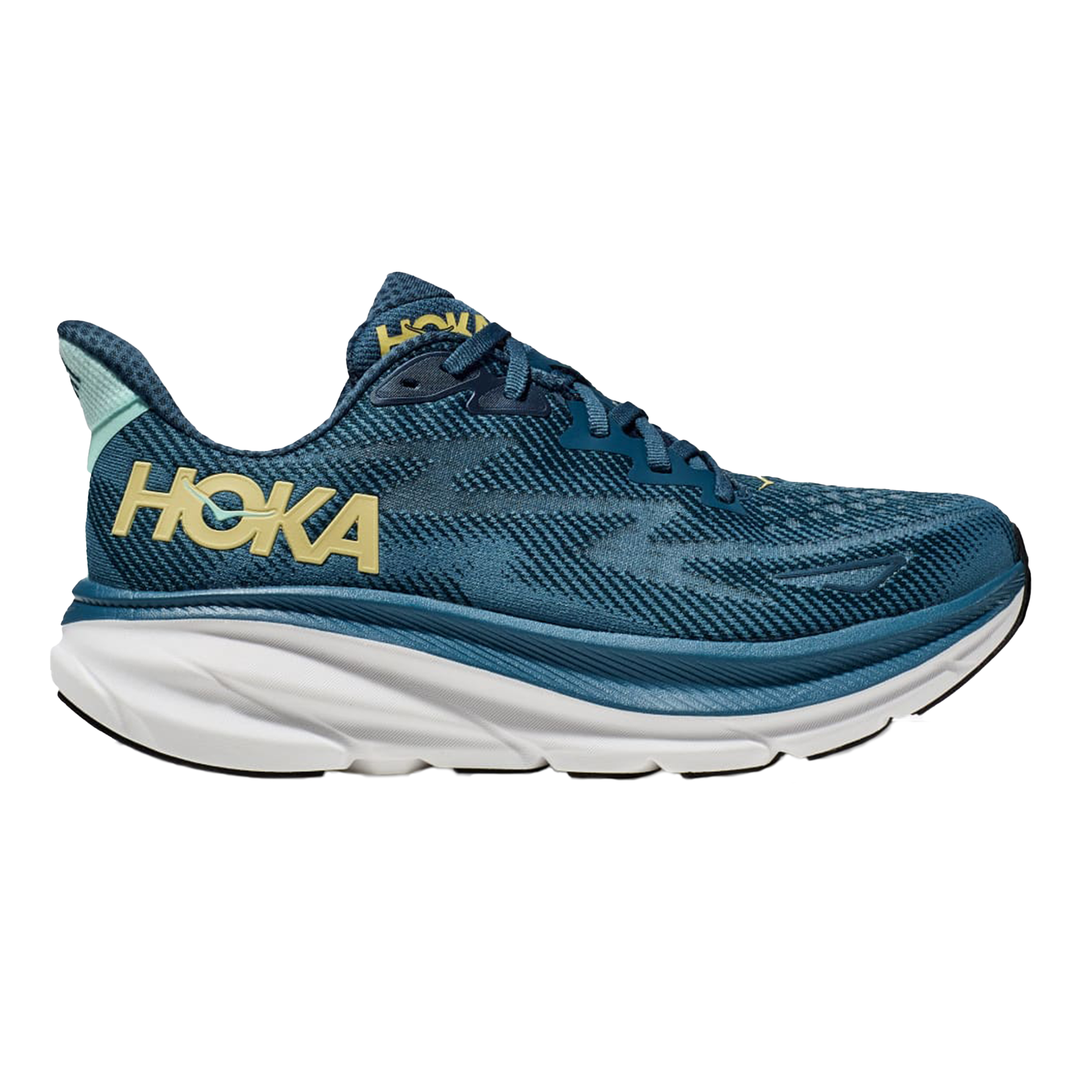 Hoka Mens Clifton 9 - Midnight Ocean/Bluesteel - Neutral