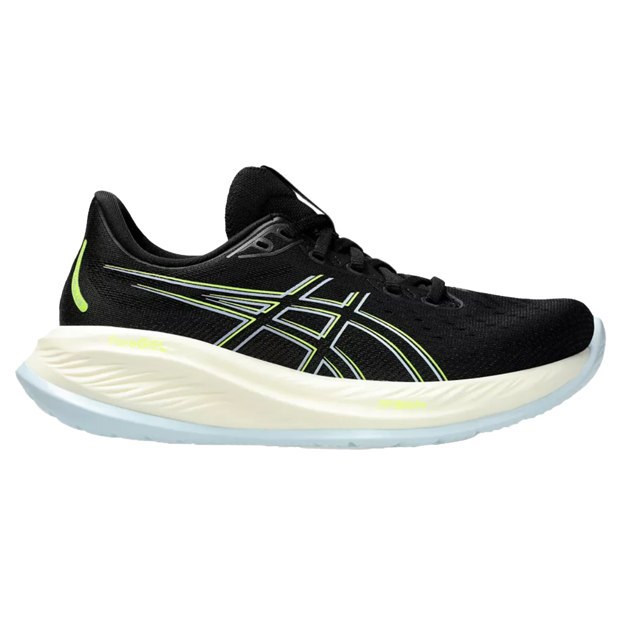 Asics Womens Gel Cumulus 26 - Black/Safety Yellow - Neutral