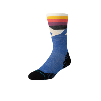 Stance Divided Lines Crew Sock - Blue