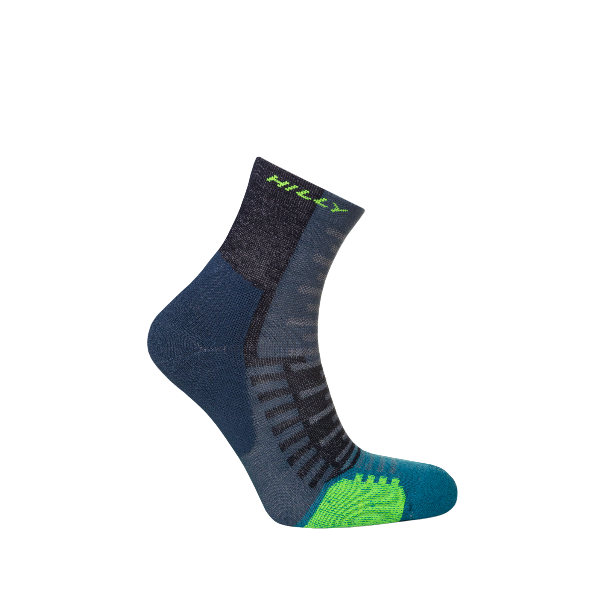 Hilly Active Anklet Min Denim/Teal – Run North West