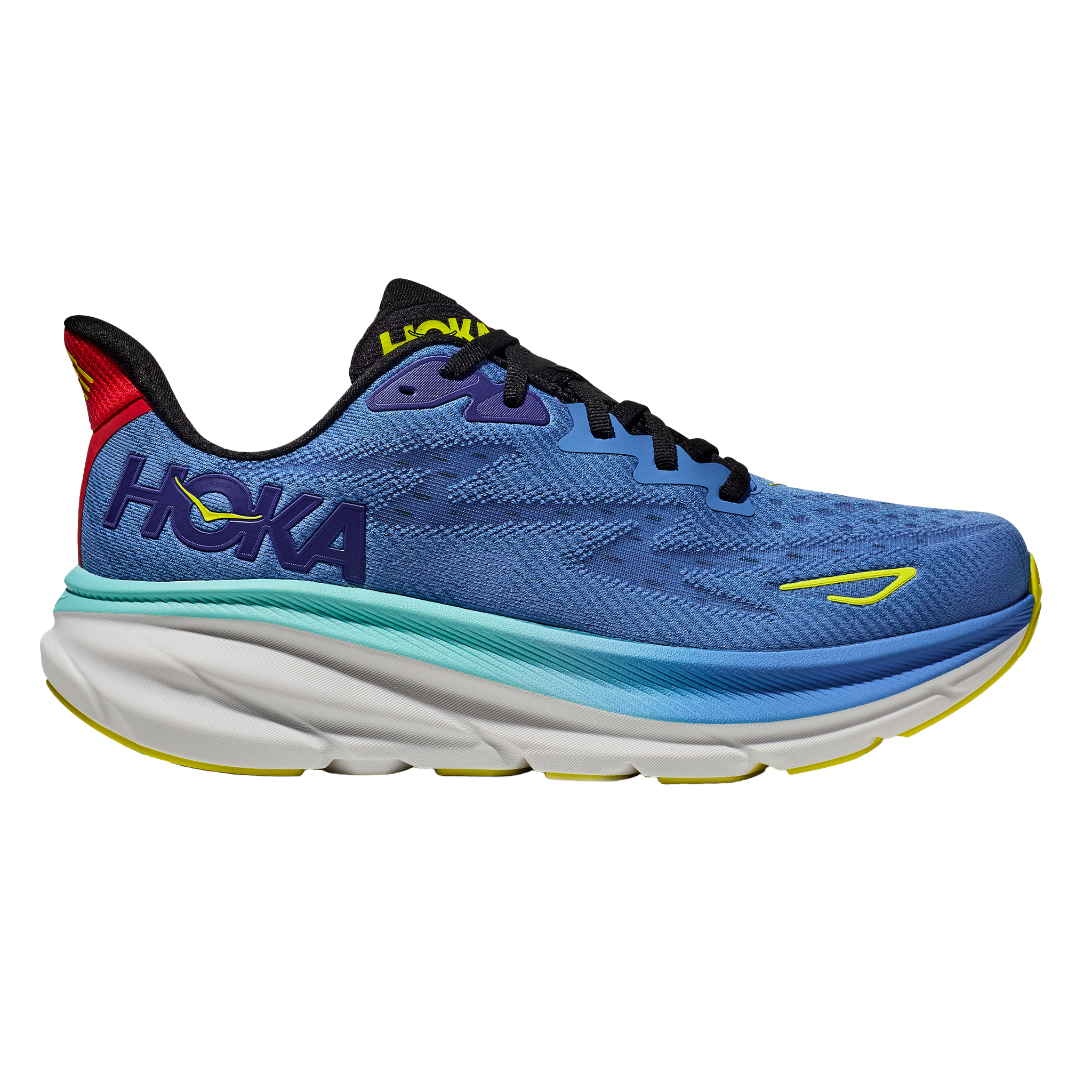 Hoka Mens Clifton 9 - Virtual Blue/Cerise - Neutral