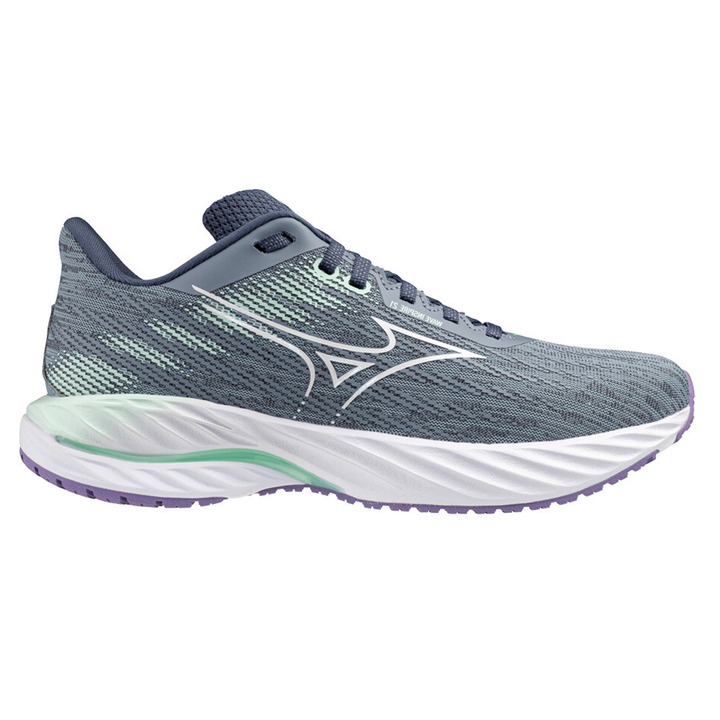 Mizuno Womens Wave Inspire 21 - Tradewinds/White/Neo Mint - Stability - SS25