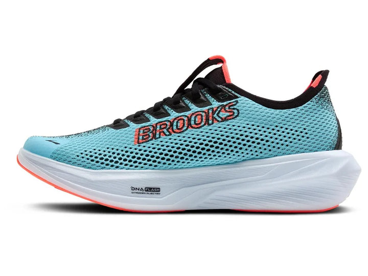 Brooks Mens Hyperion 3 - Atomizer/Black/Pink Clay - Neutral - AW25