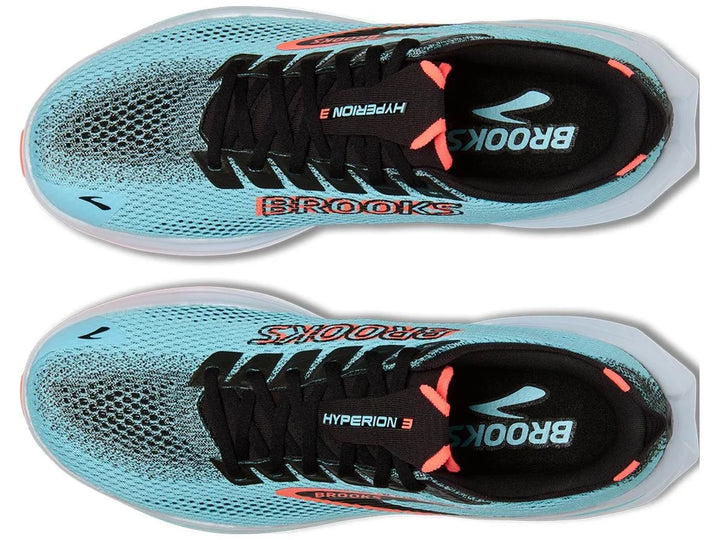 Brooks Mens Hyperion 3 - Atomizer/Black/Pink Clay - Neutral - AW25