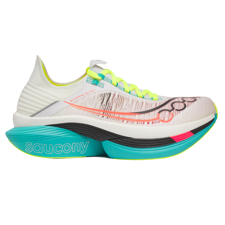 Saucony Unisex Endorphin Elite 2 - White/Mutant - Neutral - AW25