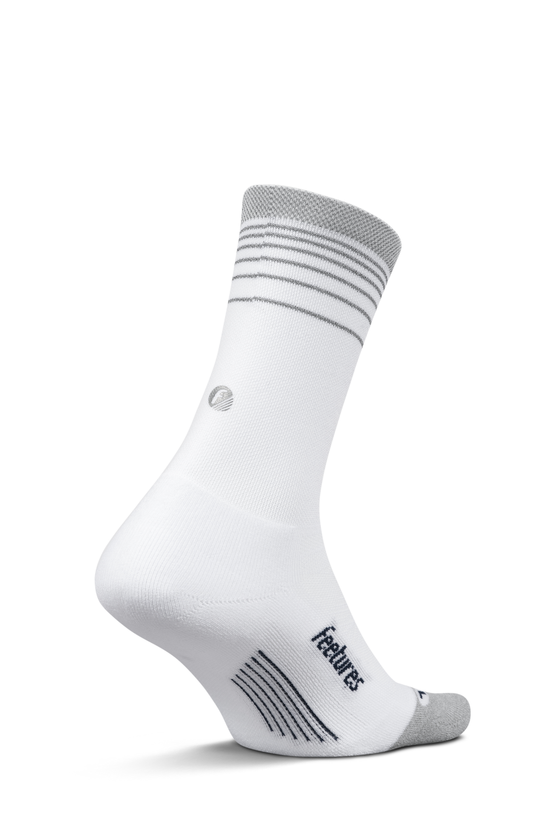Feetures Elite Light Cushion Mini Crew - White Flash - AW26