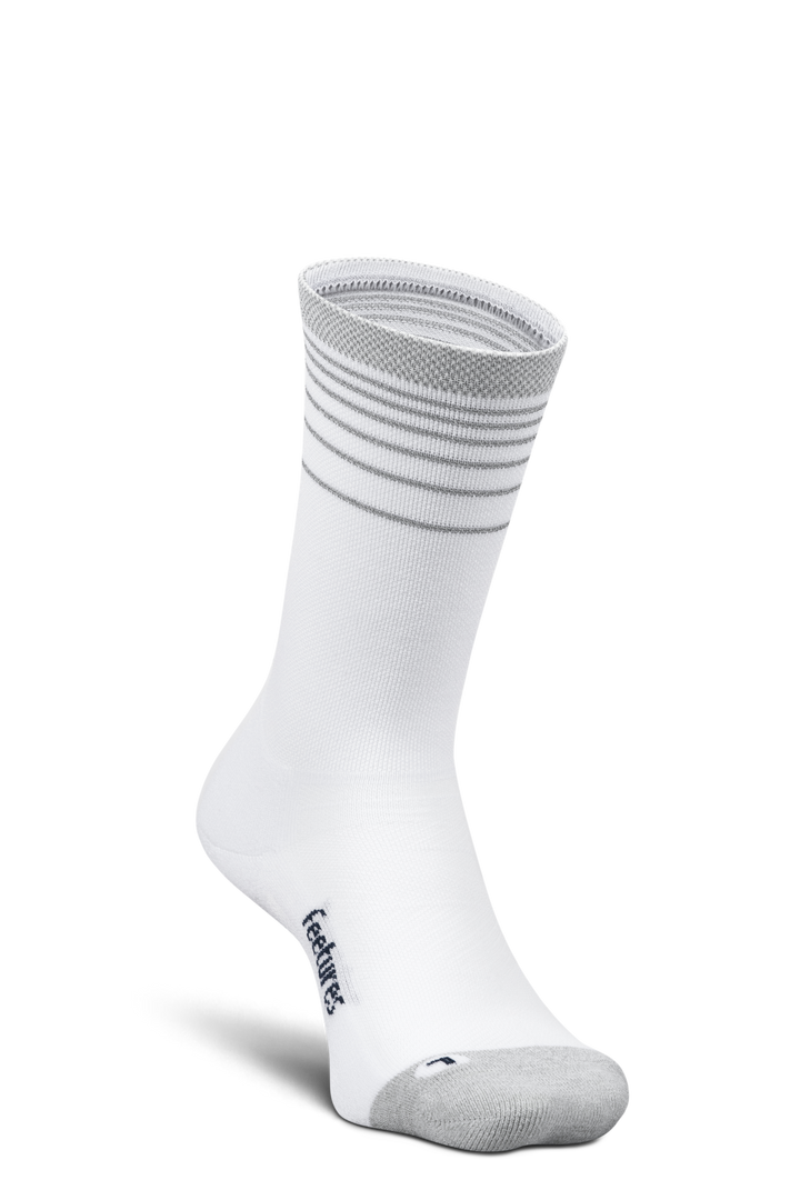 Feetures Elite Light Cushion Mini Crew - White Flash - AW26