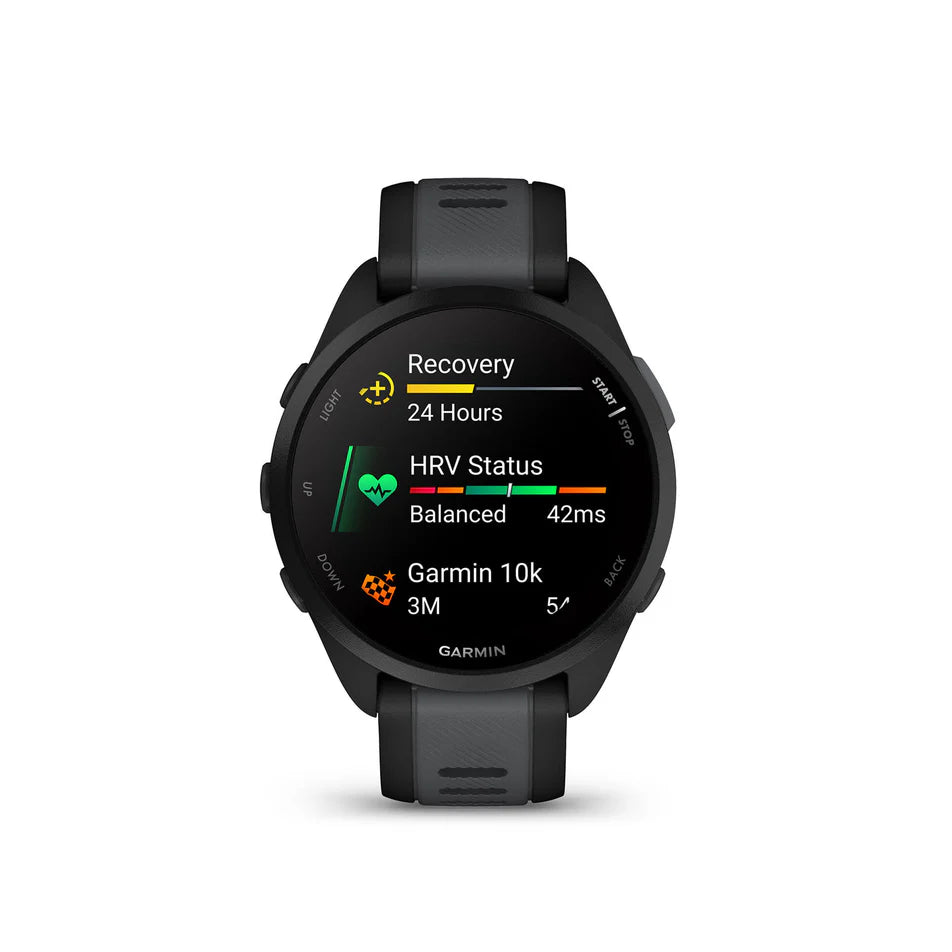 Garmin Forerunner 165 - 43mm - Black/Slate/Grey