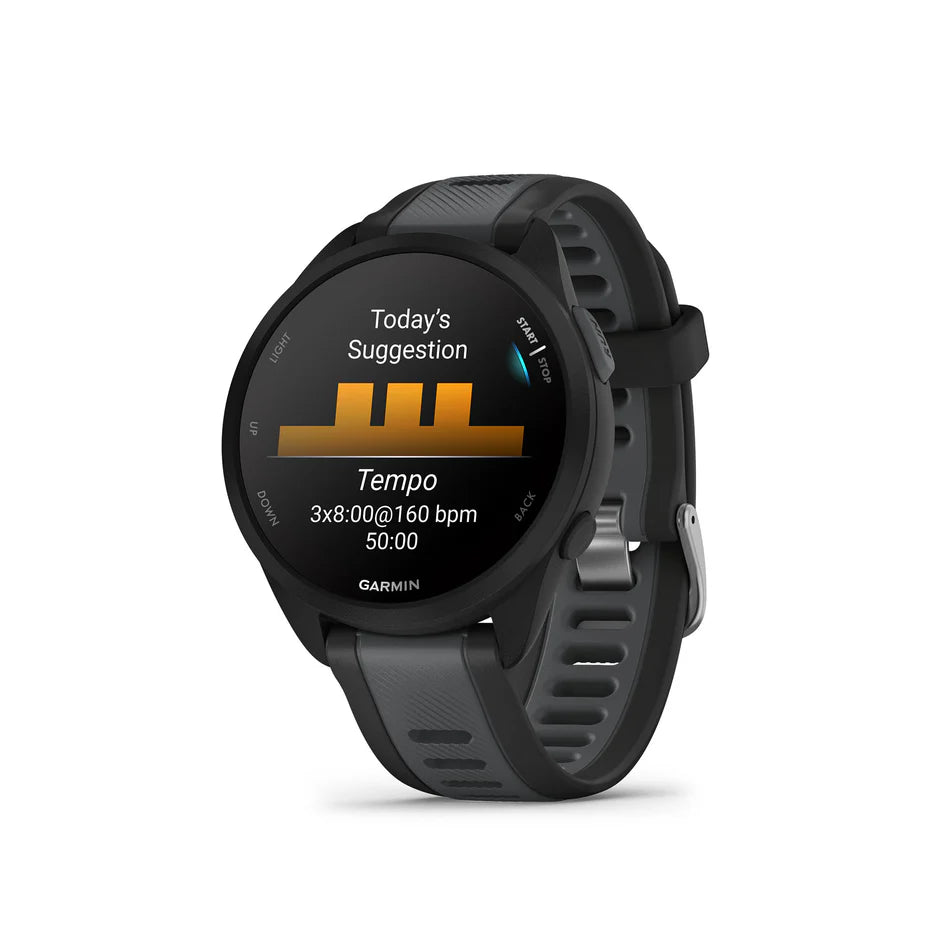 Garmin Forerunner 165 - 43mm - Black/Slate/Grey