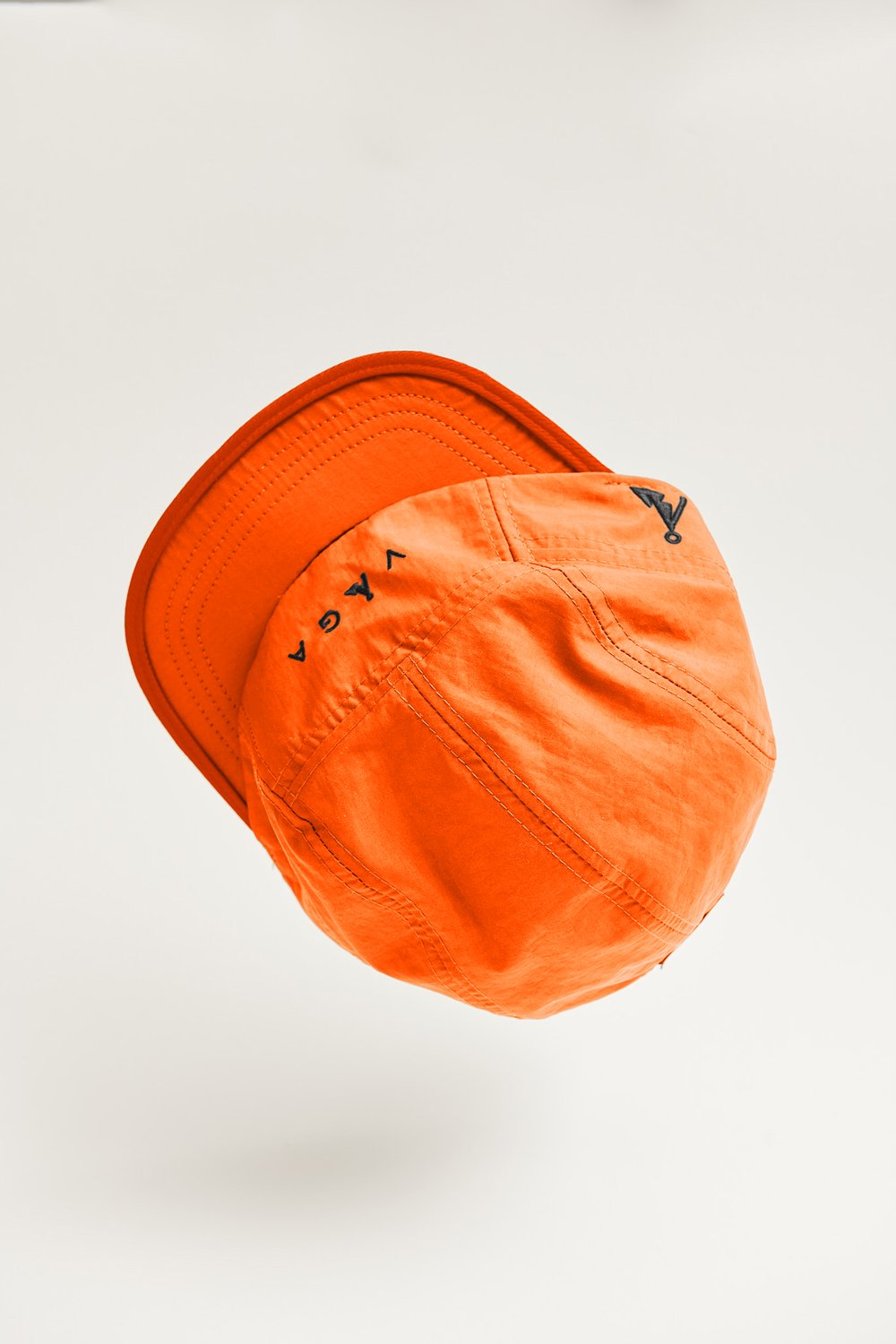 Vaga Weather Resistant Fell Cap - Neon Orange/Navy