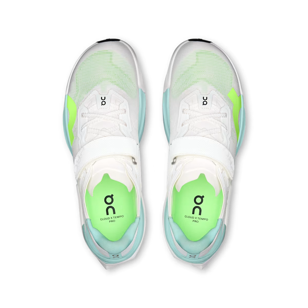 ON Womens Cloud X Tempo Pro - White/Celeste - AW26
