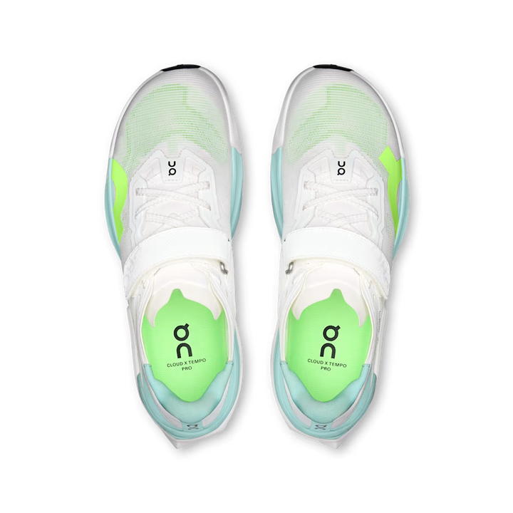 ON Womens Cloud X Tempo Pro - White/Celeste - AW26