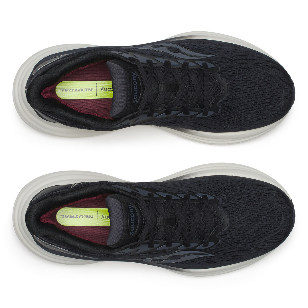 Saucony Mens Triumph 24 - Black/Silver - Neutral - AW26