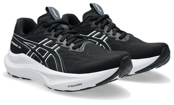 Asics Womens GT-2000 14 - Black/White - Stability - AW25