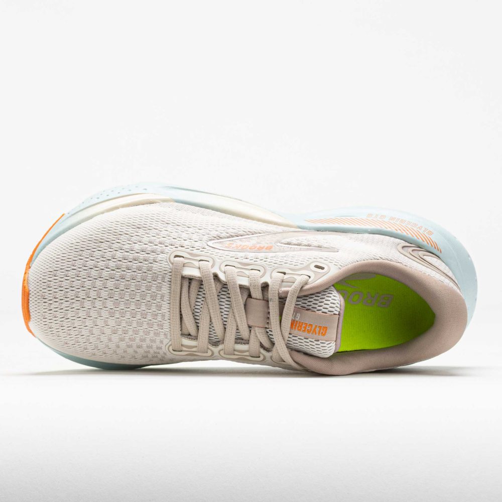Brooks Womens Glycerin GTS 21 - Coconut/Aqua/Autumn Sunset - Stability