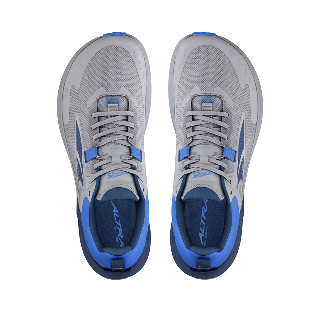 Altra Mens Timp 5 - Gray/Blue - Trail