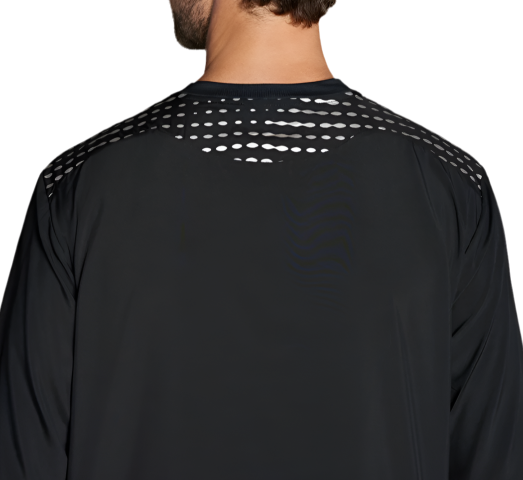 Hoka Mens 1/2 Zip Wind Shell - Black