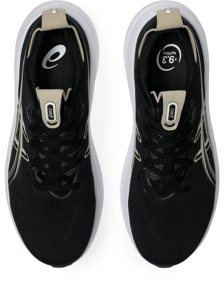 Asics Mens Gel Nimbus 28 - Black/Feather Grey - Neutral - SS26