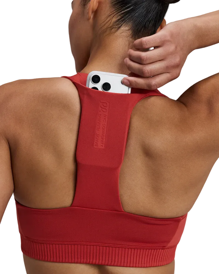 Bandit Womens Stamina Square Neck Bra - Rusted Apricot - SS26