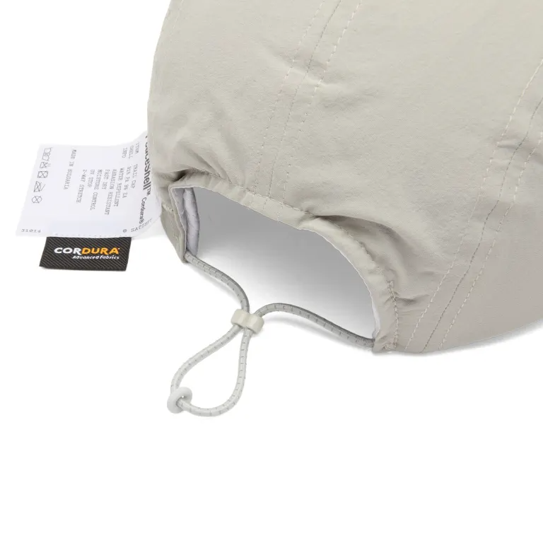 Satisfy Unisex PeaceShell Cordura Trail Cap – Hellgrau – SS26