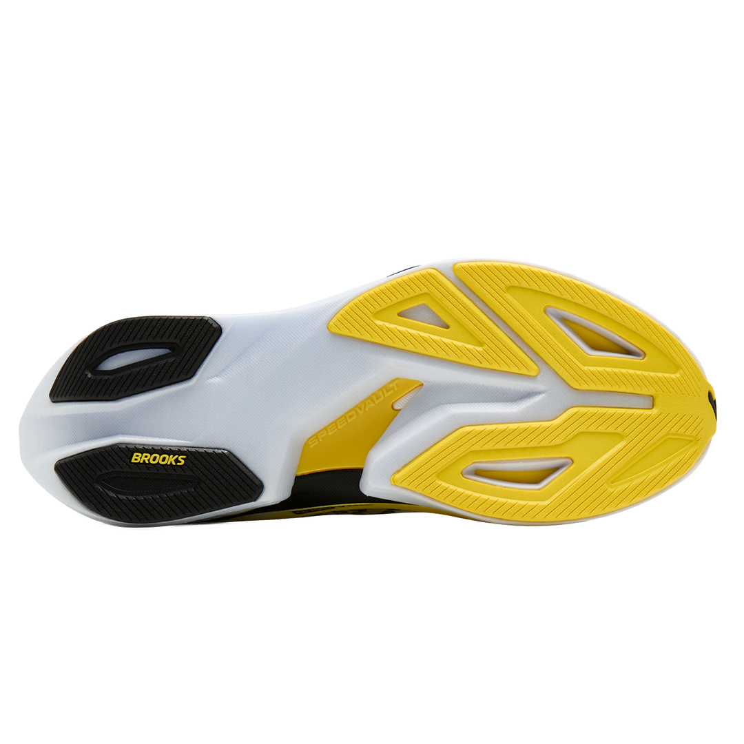 Brooks Womens Hyperion Max 4 - White/Cyber Yellow/Black - Neutral - AW26