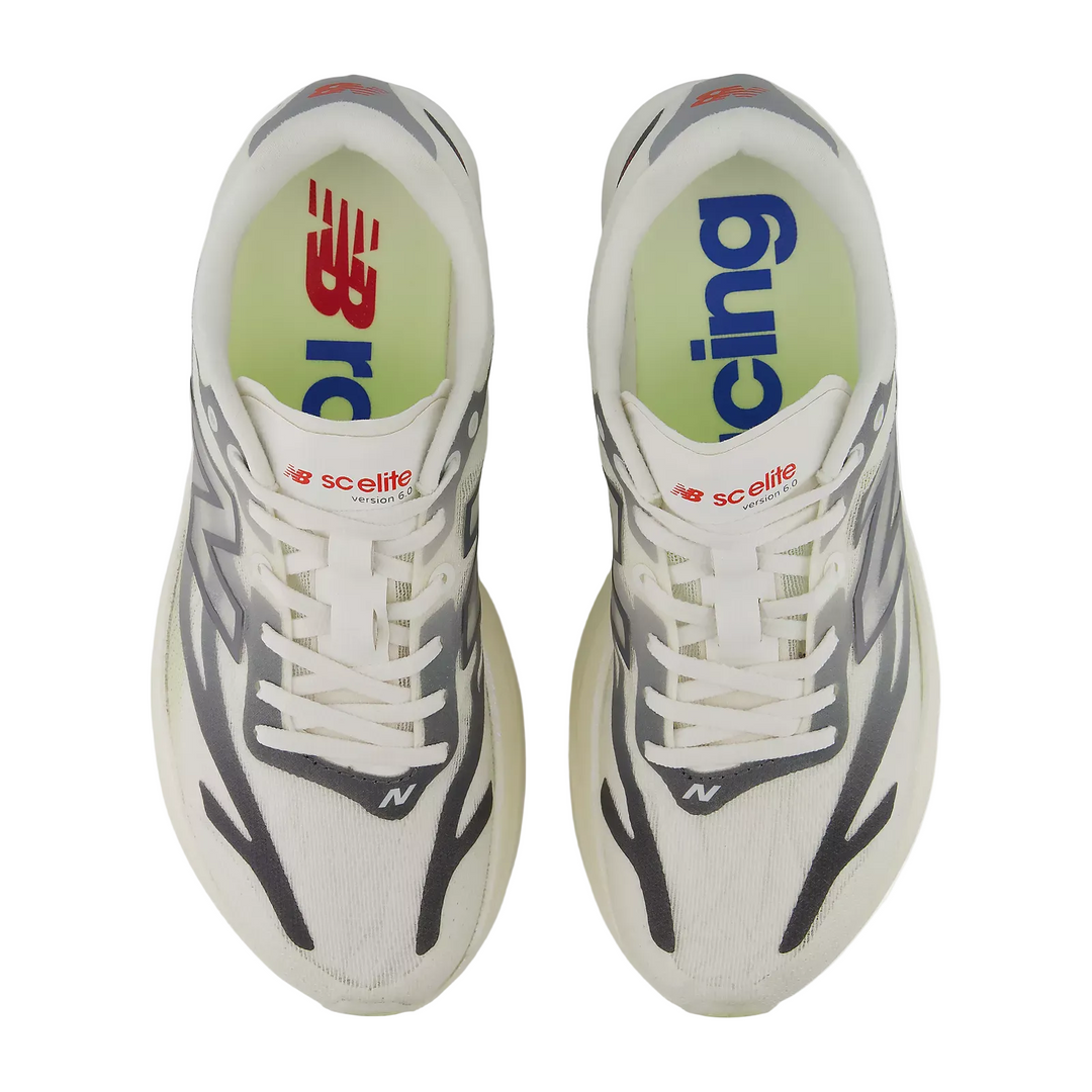 New Balance Womens SuperComp Elite V6 - Grey Matter/Neo Flame - Neutral - AW26
