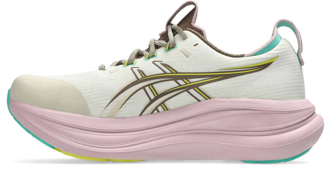 Asics Femme Gel Nimbus 28 TR - Poussière Légère/Clay Canyon - Neutre - SS26