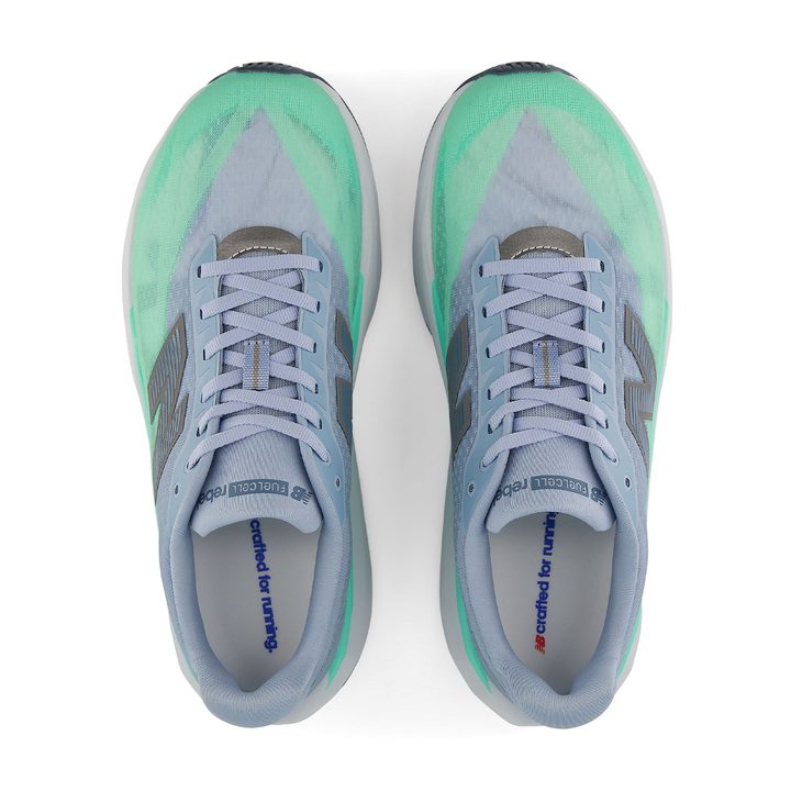 New Balance Mens FuelCell Rebel V5 - Light Arctic Grey/Bright Mint - Neutral - AW26
