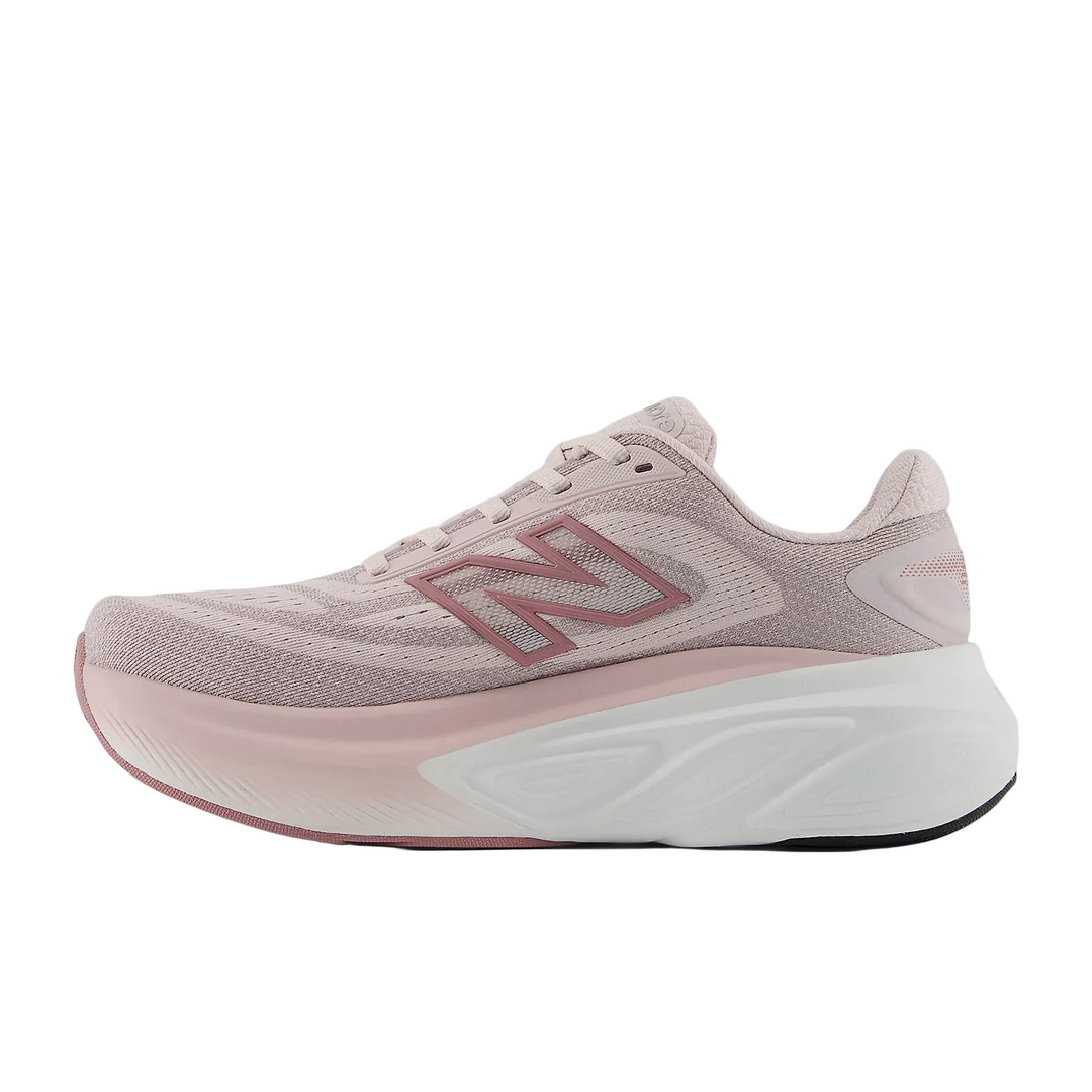 New Balance Womens Fresh Foam X More v6 - Stone Pink/Rosewood/Silver Metallic - Neutral - AW26