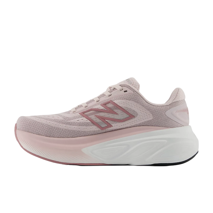New Balance Womens Fresh Foam X More v6 - Stone Pink/Rosewood/Silver Metallic - Neutral - AW26