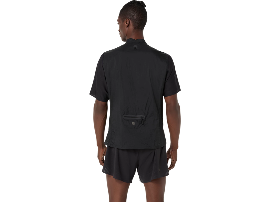 Asics Mens Metarun Packable Gilet - Performance Black