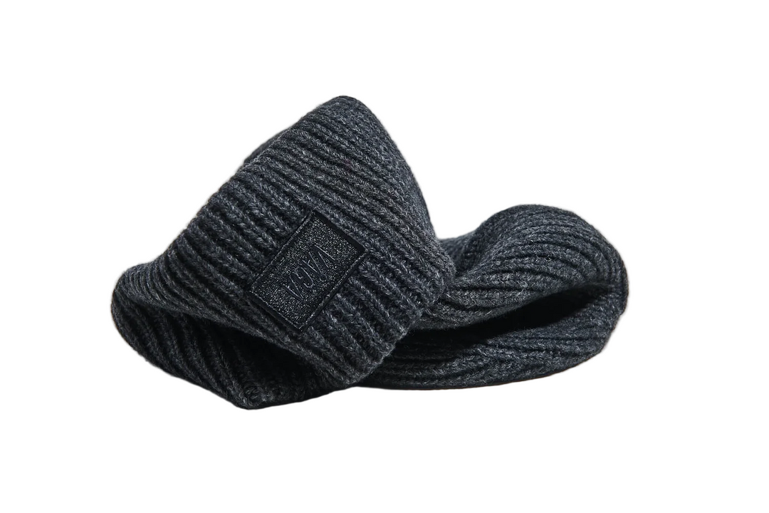 Vaga Chunky Beanie - Charcoal Melange - AW25