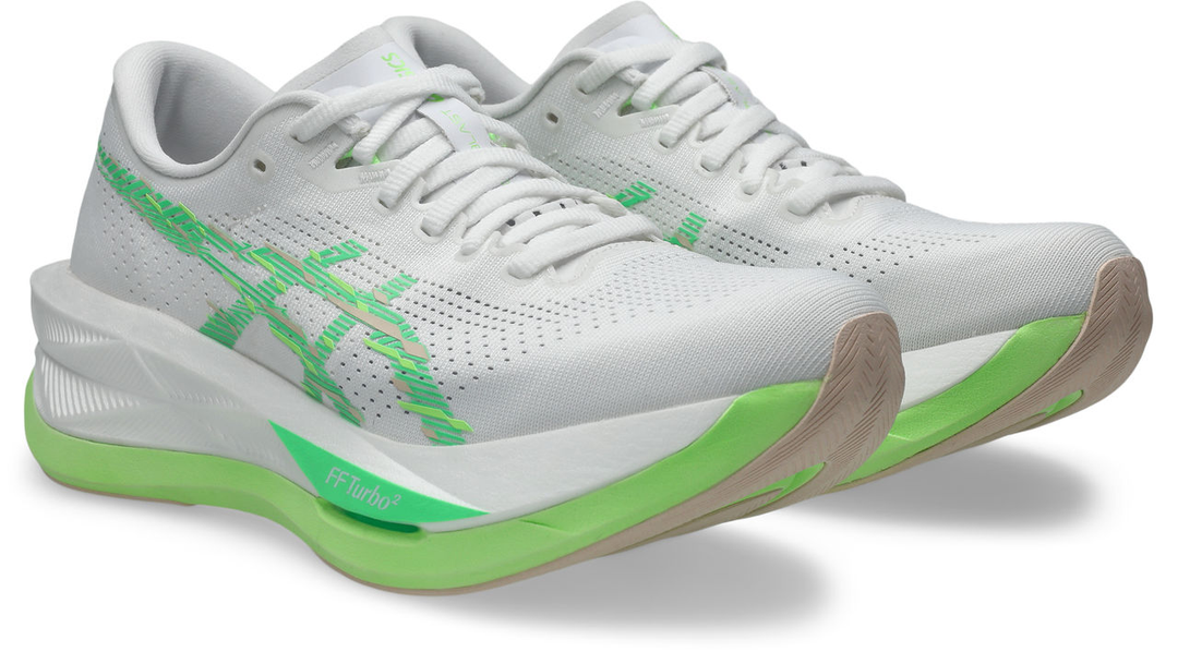Asics Damen Sonicblast – Weiß/Vitalgrün – Neutral – SS26