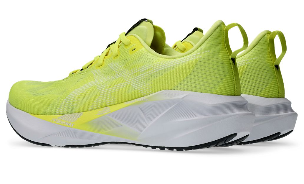 Asics Mens Novablast 5 - Citron/White - Neutral - AW25
