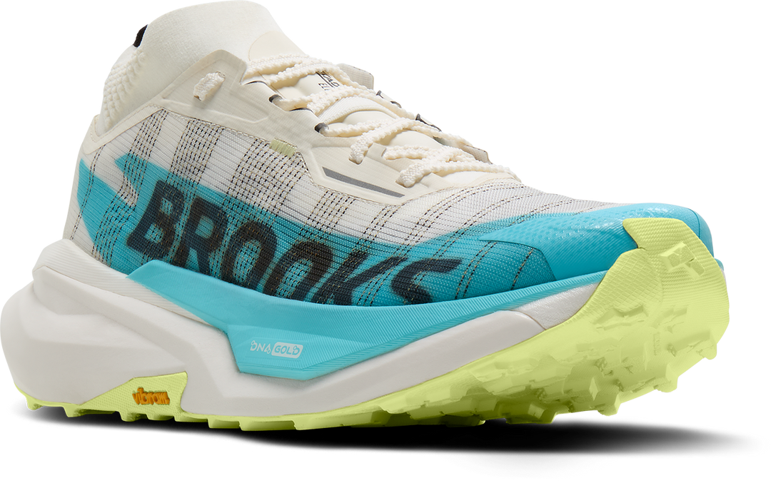 Brooks Cascadia Elite - Star White/Bluefish/Black - Trail - SS26