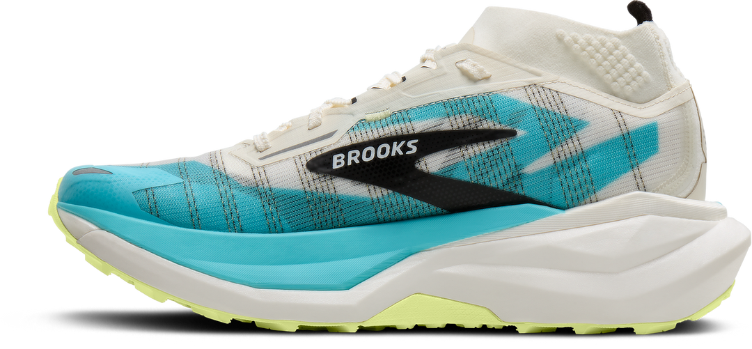 Brooks Cascadia Elite - Star White/Bluefish/Black - Trail - SS26