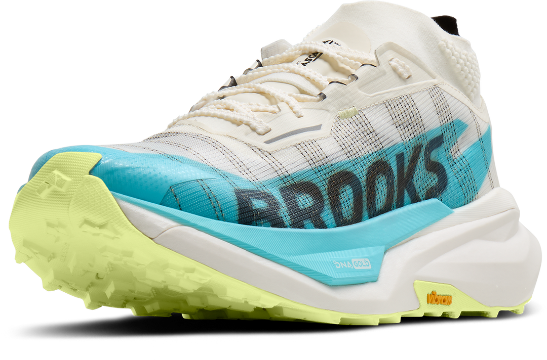 Brooks Cascadia Elite - Star White/Bluefish/Black - Trail - SS26