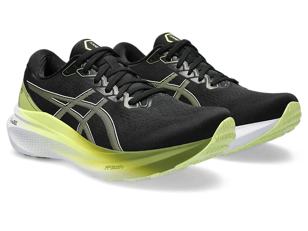 Asics Mens Gel Kayano 30 - Black/Glow Yellow - Stability