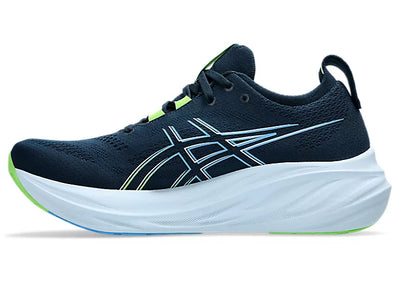 Asics Mens Gel Nimbus 26 - French Blue/Electric Lime - Neutral