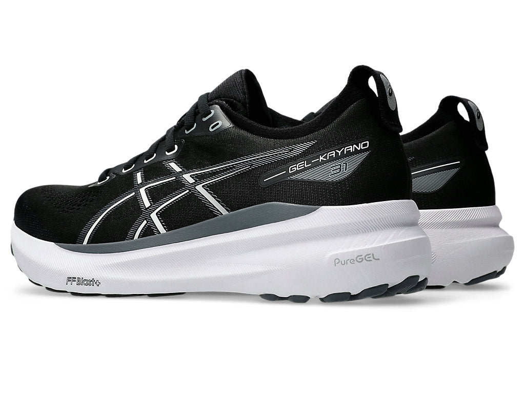 Asics Mens Gel Kayano 31 - Black/White - Stability - SS25