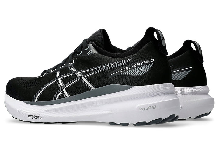 Asics Mens Gel Kayano 31 - Black/White - Stability - SS25