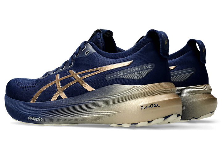 Asics Mens Gel Kayano 31 Platinum - Blue Expanse/Champagne - Stability