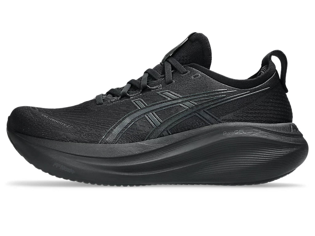 Asics Mens Gel Nimbus 27 - Black/Graphite Grey - Neutral - SS25