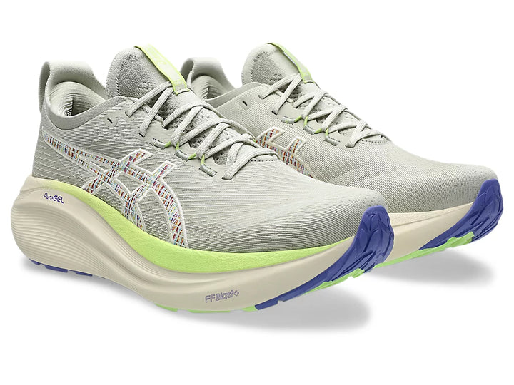 Asics Mens Gel Nimbus 27 TR - Nature Bathing/Lime Green - Neutral - SS25