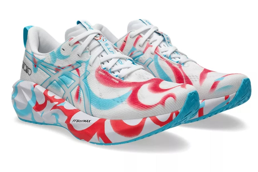 Asics Mens Novablast 5 Tokyo - White/Aquarium - Neutral - SS25