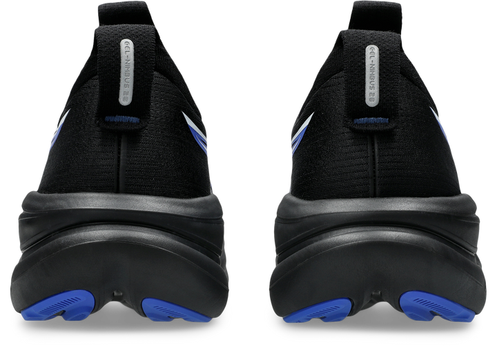 Asics Mens Gel Nimbus 28 - Black/Neon Blue - Neutral - AW26